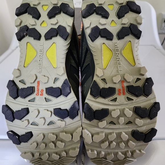 Merrell Men's MQM Flex2 Dark Gray/Green/Black Hiking Shoes - Picture 7 of 7